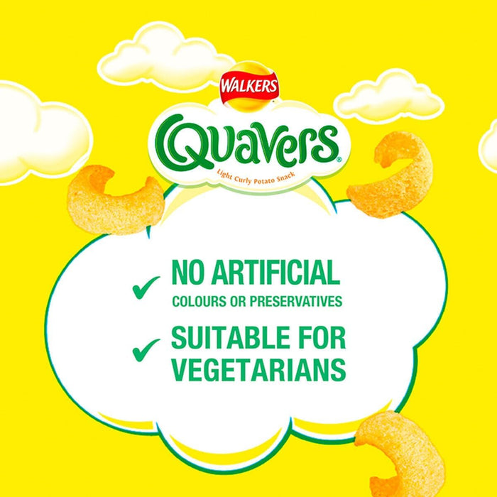32X20g Walker Quavers Cheese Snacks Crisps BBE 13-09-25 RRP £25 Sale £10