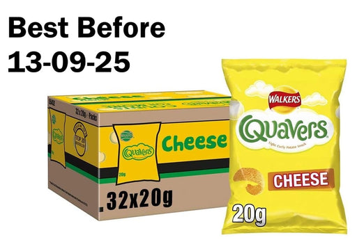 32X20g Walker Quavers Cheese Snacks Crisps BBE 13-09-25 RRP £25 Sale £10