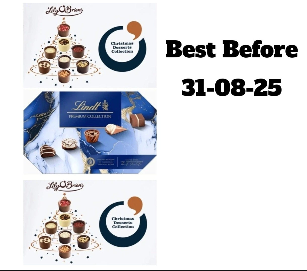 Lindt Premium Collection Of Chocolates  BBE 31-08-25 RRP £30 Sale price £6.99