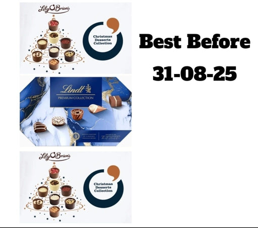 Lindt Premium Collection Of Chocolates  BBE 31-08-25 RRP £30 Sale price £6.99