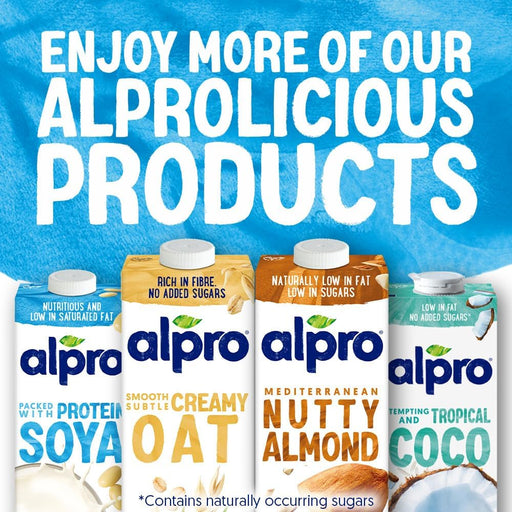 8X1L Alpro Soya Light Plant-Based Long Life Drink - Vegan Dairy Free & Lactose Free Milk Alternative - BBE 15-9-25 RRP £16 Sale £6.99