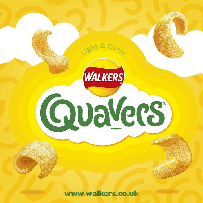 32X20g Walker Quavers Cheese Snacks Crisps BBE 13-09-25 RRP £25 Sale £10