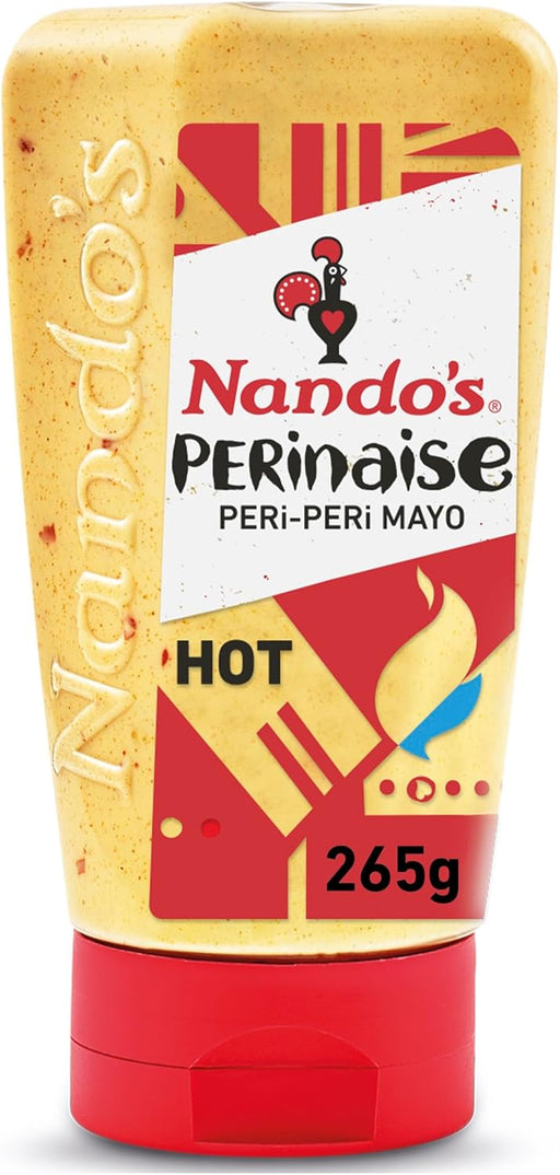 6X265g Nando's Hot Perinaise Peri-peri Mayonnaise BBE 11-25 RRP £15 Sale £8.99