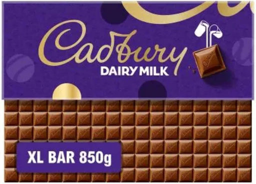 Cadbury Dairy Milk Chocolate Gift Bar, The Classic Creamy Taste, Perfect for Sharing or Gifting, Extra-Large, 850 g (Pack of 1)  BBE 09-12-25 RRP £20 Sale price £8.99