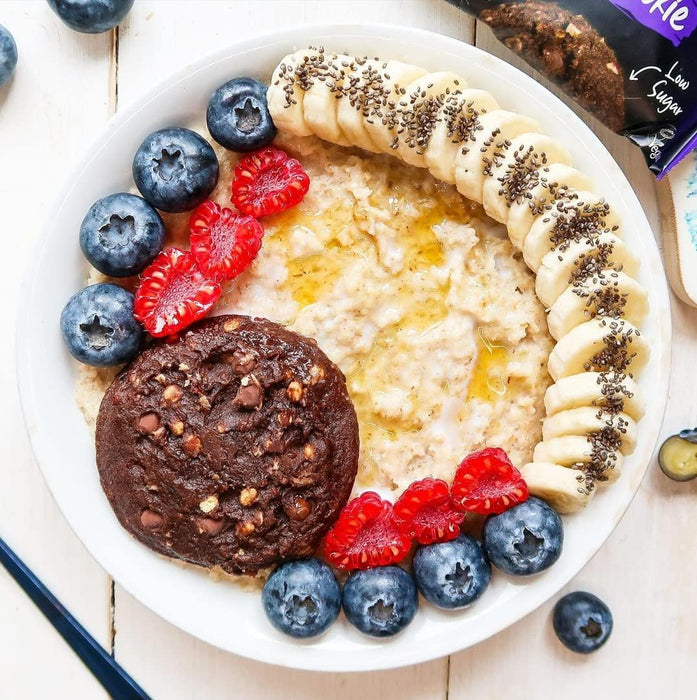 12x50G FUEL10K Double Chocolate Breakfast Oat Cookie, High Protein  Fibre, BBE 12-08-25 RRP £15 Sale price 7.99