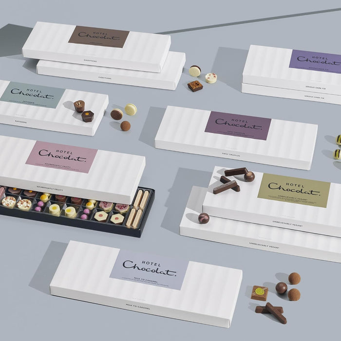 2 X Hotel Chocolat Everything Sleekster 355g - Assortment of 27 Milk BBE 09-25 RRP £49.99 Sale price £21.99