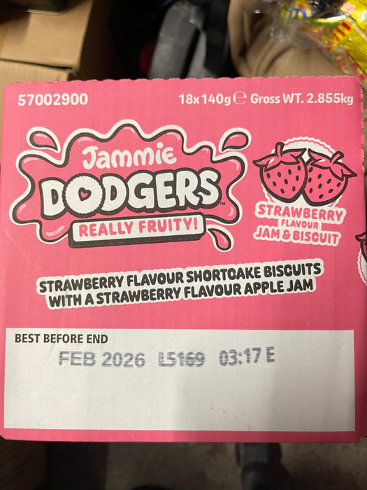 18X140g Jam Biscuit Bundle with Jammie Dodger Really Fruity + Brightdale Kitchen Booklet  BBE 02-26 RRP £45 Sale price £24.99