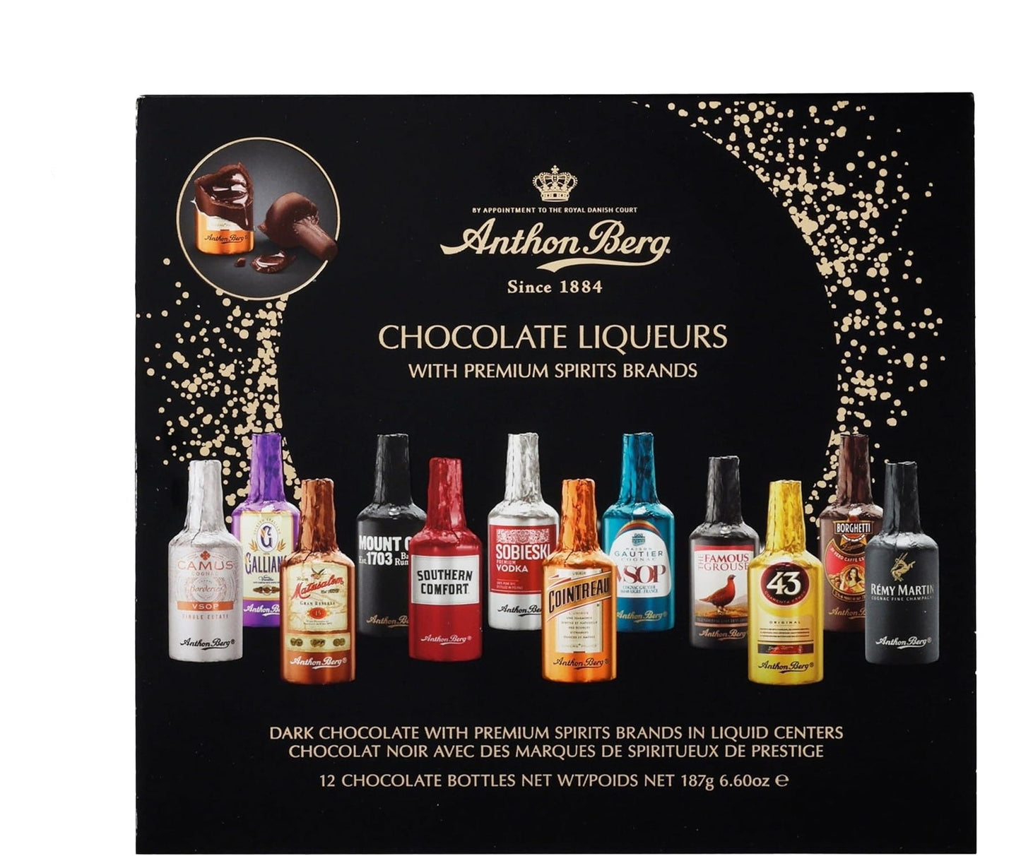Anthon Berg 12 Chocolate Liqueurs (3x187g)