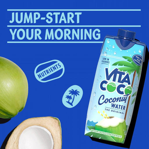 12X500ml Vita Coco Original Coconut Water Multipack, Packed With Electrolytes, Gluten Free , Full Of Vitamin C BBE 15-11-25 RRP £25 Sale price £11.49