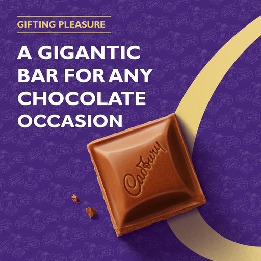 Cadbury Dairy Milk Chocolate Gift Bar, The Classic Creamy Taste, Perfect for Sharing or Gifting, Extra-Large, 850 g (Pack of 1)  BBE 09-12-25 RRP £20 Sale price £8.99