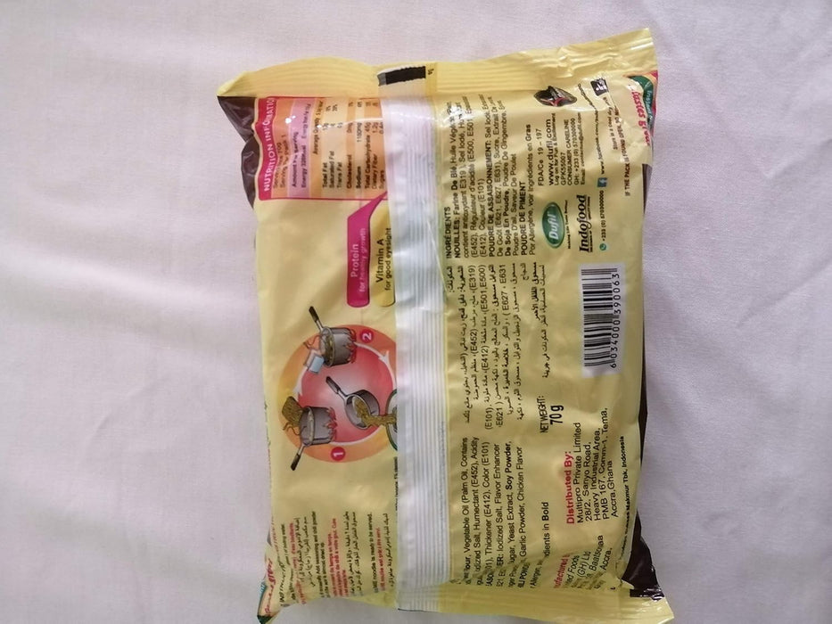 Indomie Instant Noodles Chicken Flavor 70g (Box of 40) - Product of Ghana