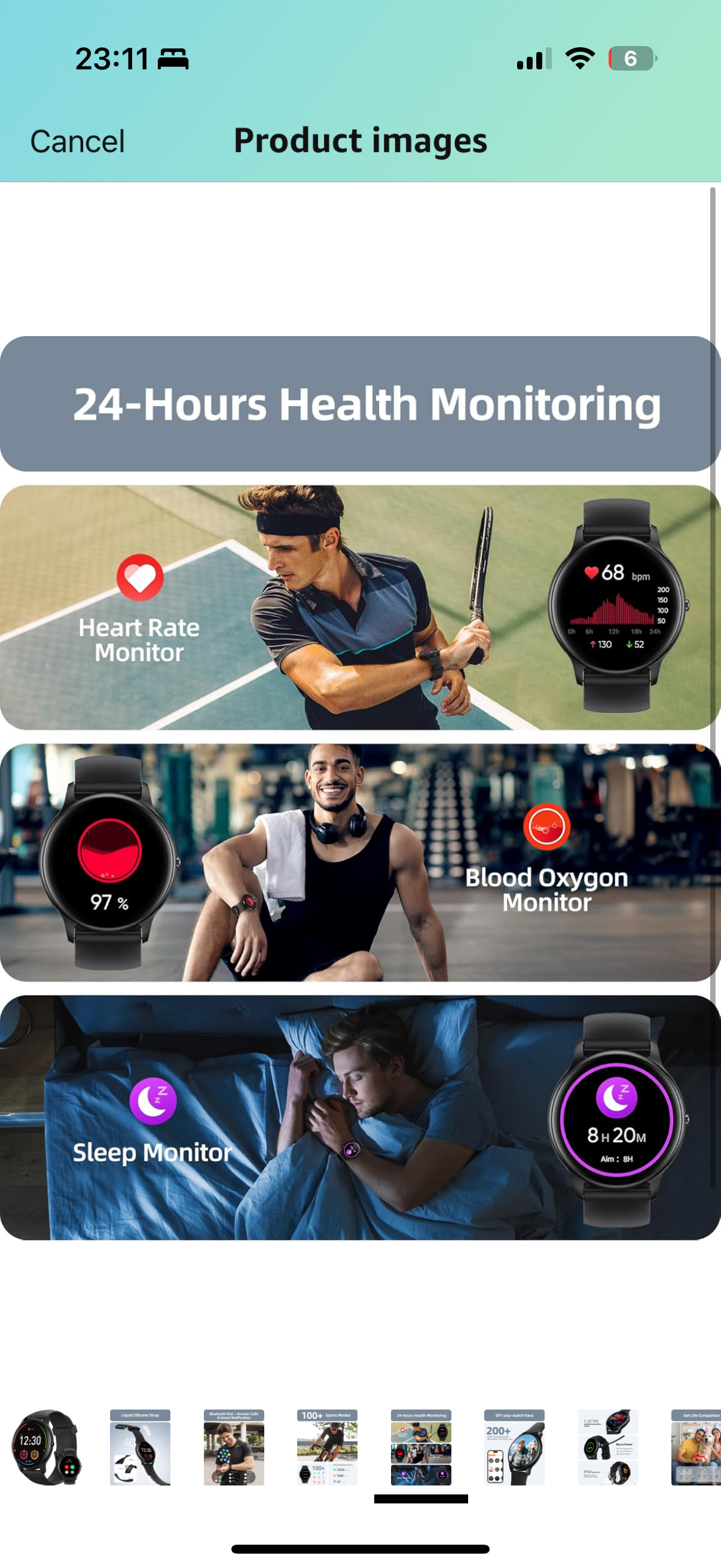 Parsonver Smart Watch Answer/Make Call, Fitness Watch for Men Women, Smartwatch IP68 Waterproof, 100+ Sport Modes, Heart Rate/Sleep Monitor, Fitness Watch for Android and iOS, Black, SPROD1