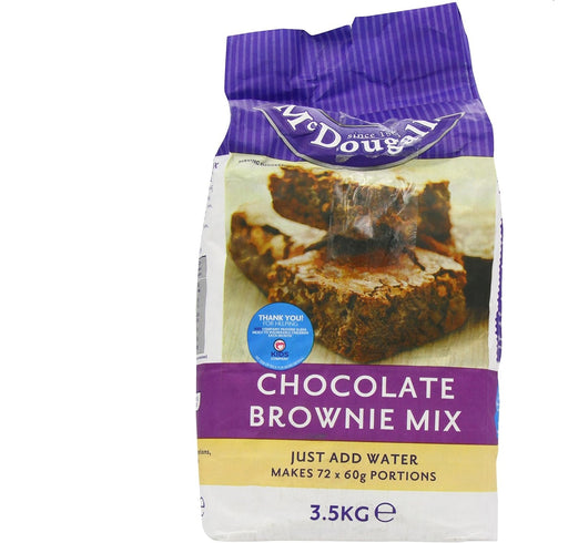McDougalls Chocolate Brownie Dessert Mix, 3.5 kg Bag BBE 06-25 RRP £15 Sale £7.99