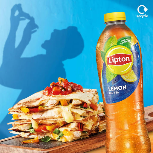 12X1.25L Lipton Lemon Bottled Ice Tea, low calorie soft drink, 100% black tea extract BBE 05-25 RRP £24.99 Sale price £11.99