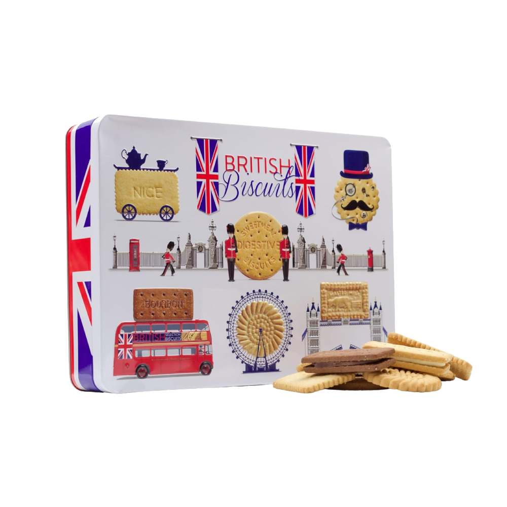 British Biscuits Tin Gift Set 350g