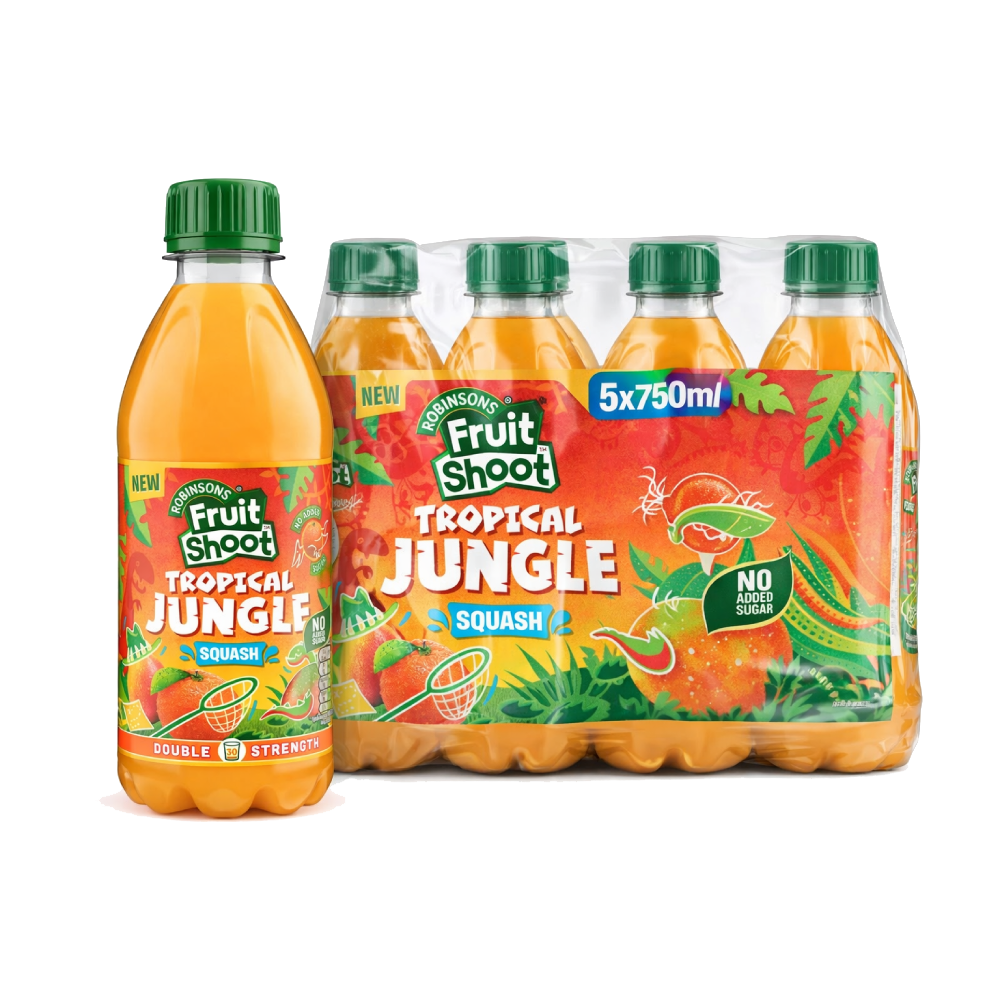 Fruit Shoot Squash Tropical Jungle Orange & Mango (5x750mil)