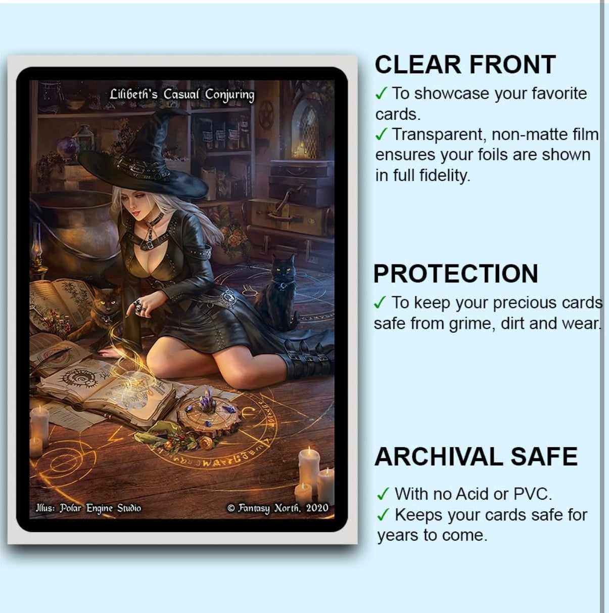 Fantasy North Spider - 100 Matte TCG Card Sleeves (FN58S) - (Standard)