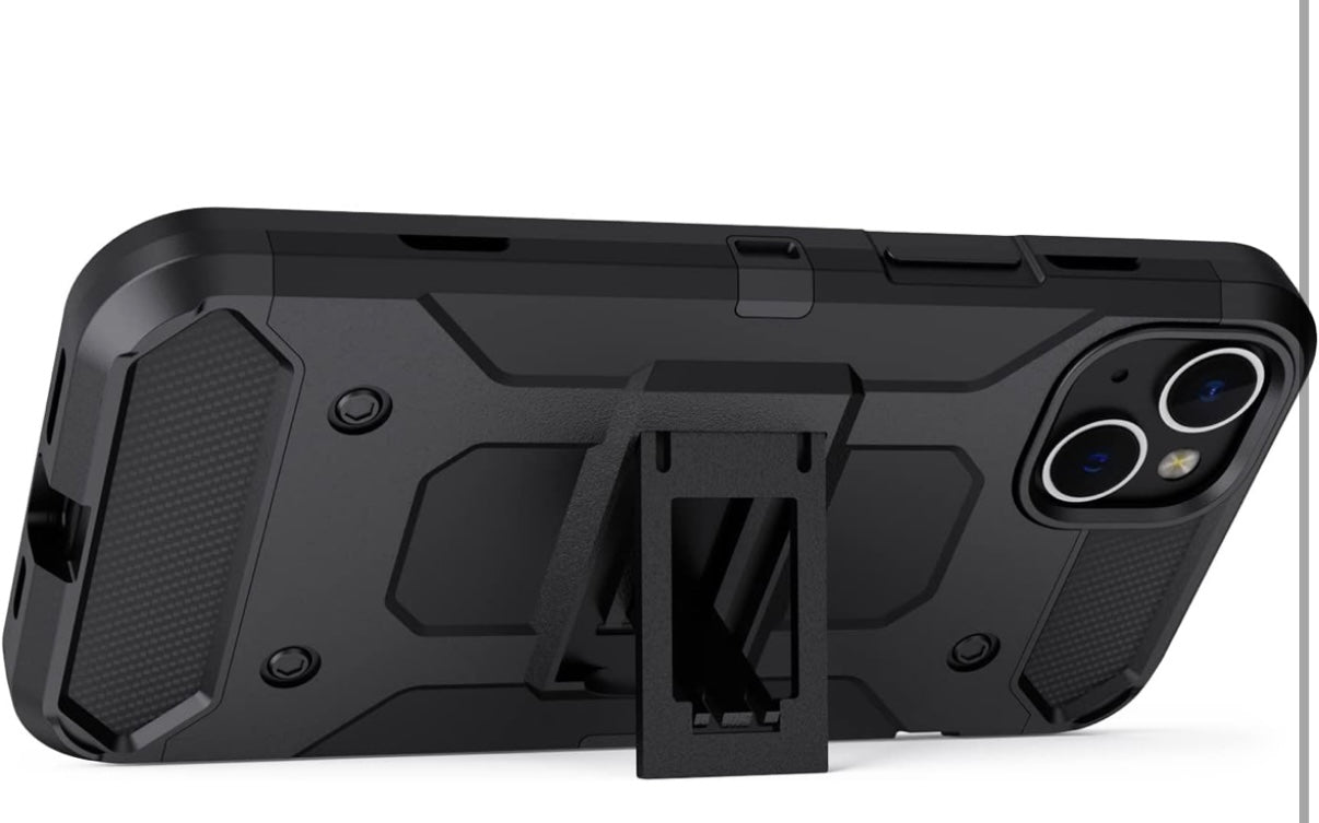 Cocomii Belt Clip Case - Luxury, Swivel Holster, Inward & Outward Facing, Kickstand, Military Grade, Heavy Duty, Shockproof (Black)