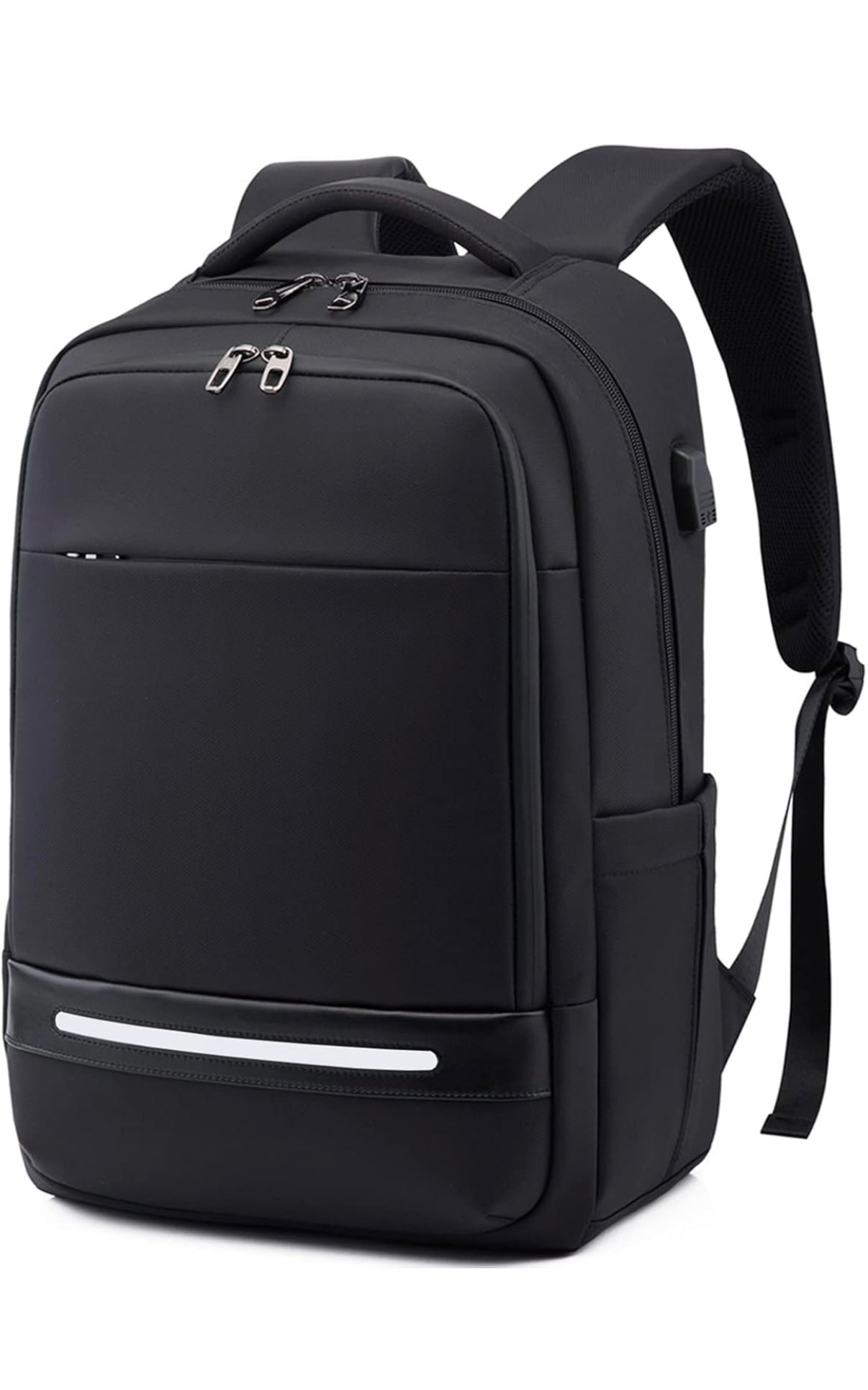 Vodlbov Laptop Backpack, 17 Inch Waterproof Business Travel Work Computer Rucksack Bag with USB Charging Port,Anti-Theft College School Bag