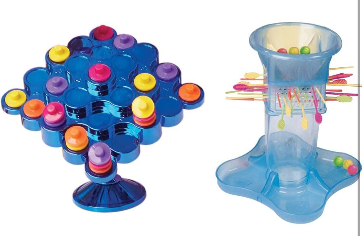 "Topple/Tumble Combo Game - Exciting Stacking, Balancing, and Tumbling Fun for All Ages - Family-Friendly Strategy Game with Vibrant Colored Pieces and Challenging Gameplay for 2-4 Players - Perfect for Game Nights, Parties, and Skill-Building Activities!
