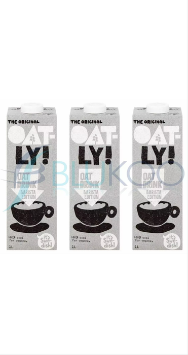 6 x 1Litre Oatly Barista Oat Drink Long Life (Pack of 6) BBE 12/25  for just £9.99
