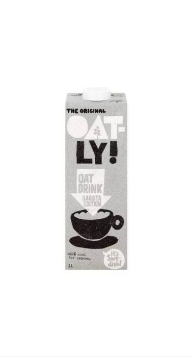 6 x 1Litre Oatly Barista Oat Drink Long Life (Pack of 6) BBE 12/25  for just £9.99