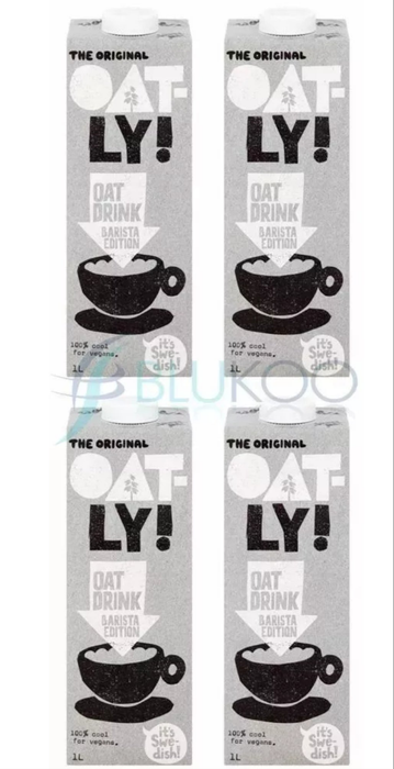 6 x 1Litre Oatly Barista Oat Drink Long Life (Pack of 6) BBE 12/25  for just £9.99