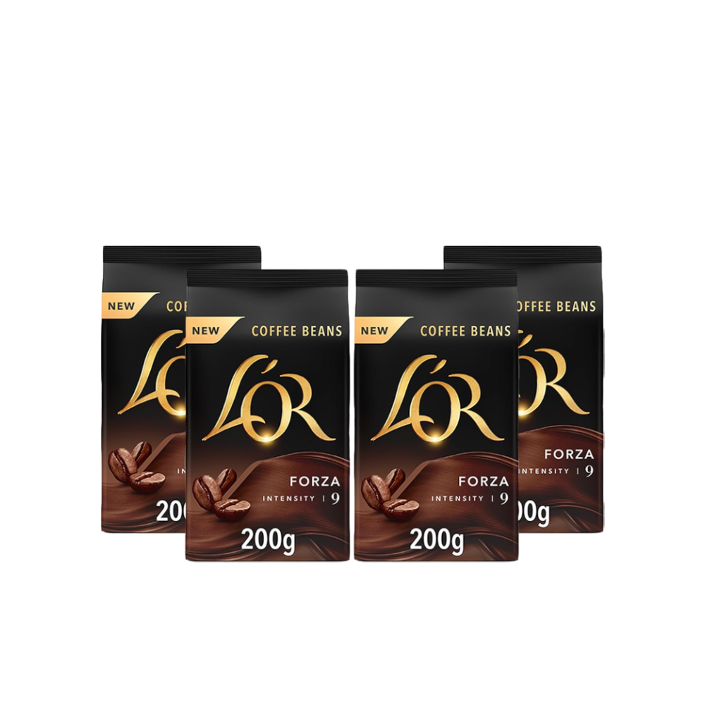 L'OR Forza Coffee Beans 200g Intensity 9 (4x200g)