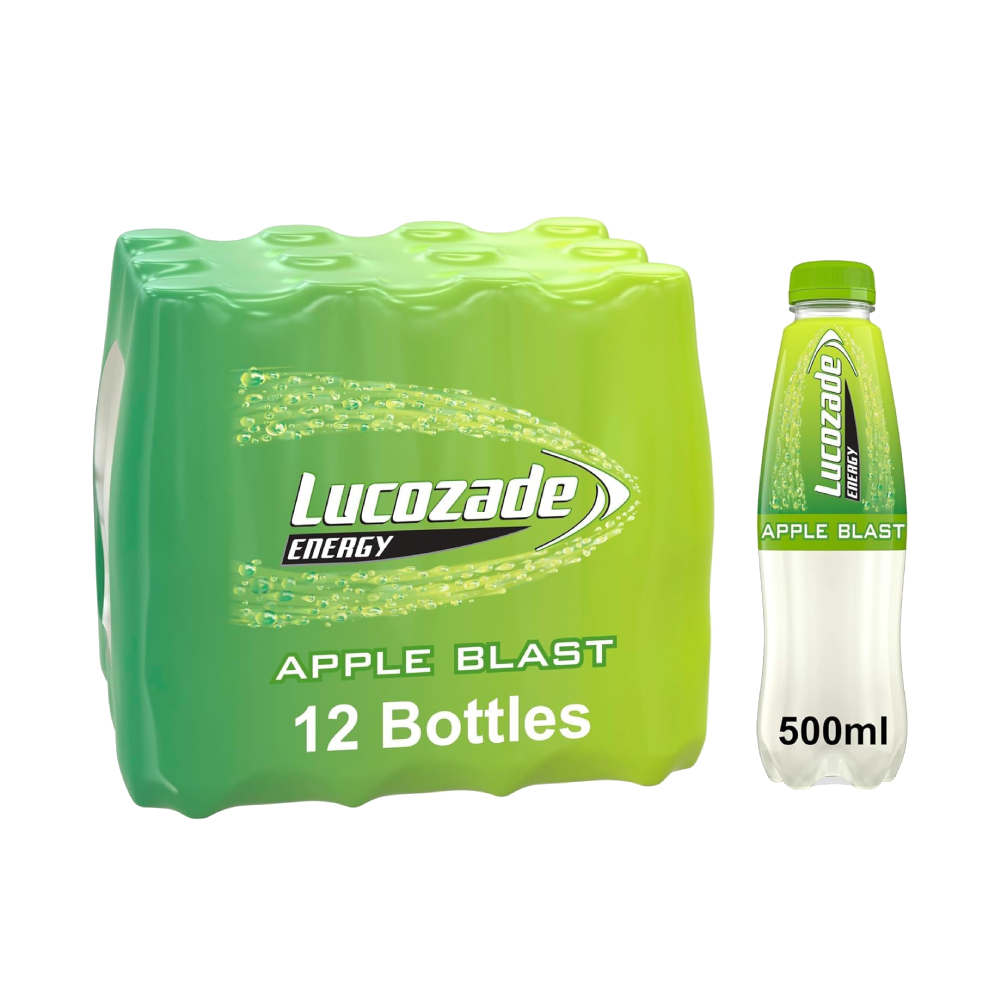 Lucozade Energy Apple Flavoured Drink (12x500ml)