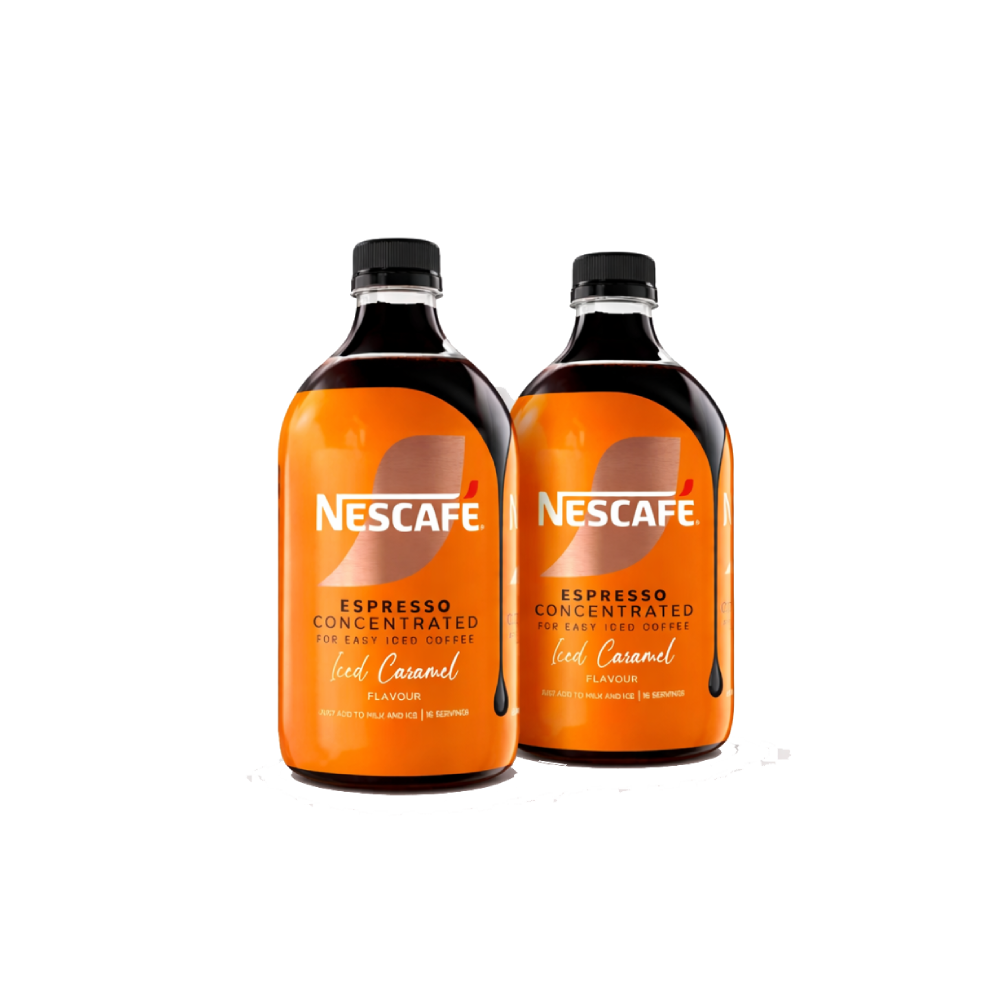 Nescafé Iced Coffee Espresso Concentrated Caramel Flavour (2x500ml)