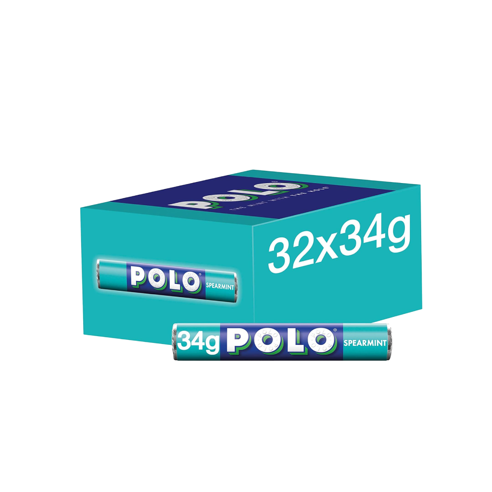 Polo Spearmint Mints Tubes (32x34g)