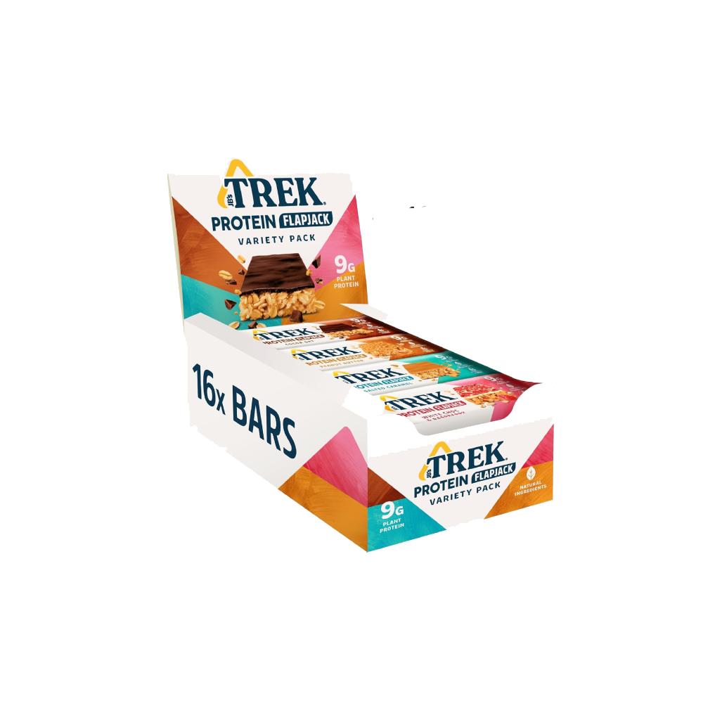 TREK High Protein Flapjack Variety Pack (16x50g)
