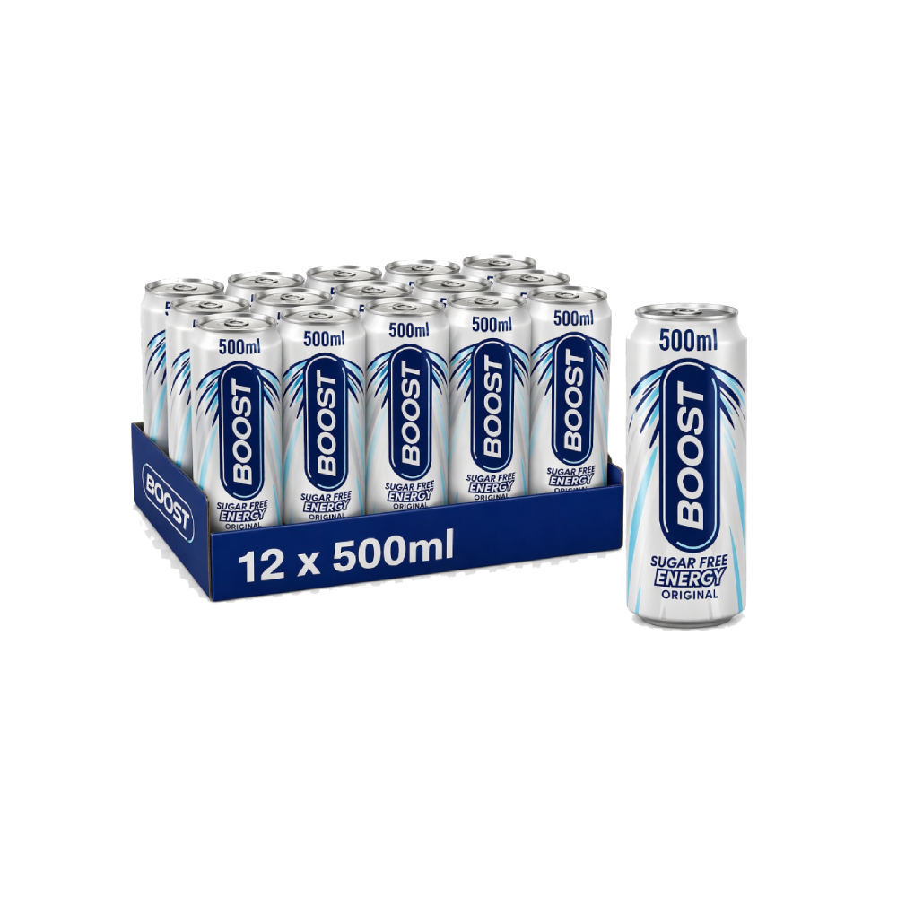 Boost Energy Drink Sugar Free Original (12x500ml)