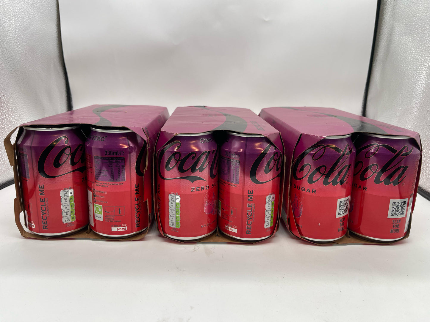 24 X 330ml Coca-Cola Zero Sugar Cherry rrp £14.99 sale price £5.99 BBE 30-11-2025