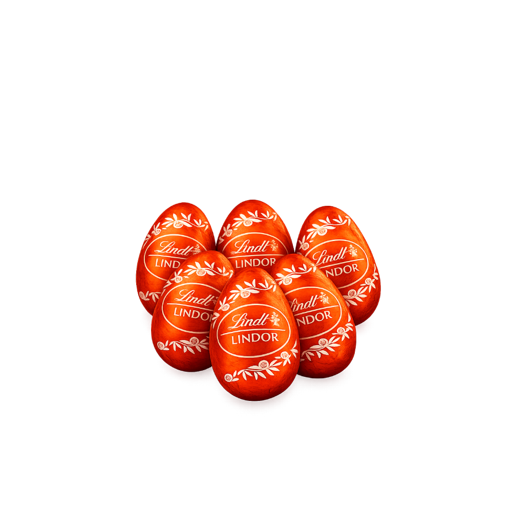 Lindor Milk Chocolate Filled Eggs (6x28g)