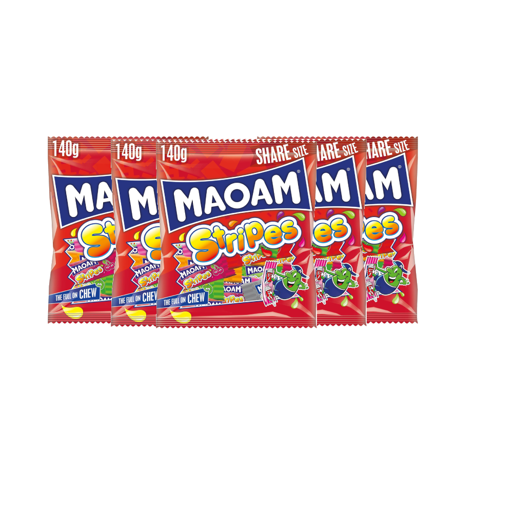 Maoam Stripes Fruit Sweets (5x140g)