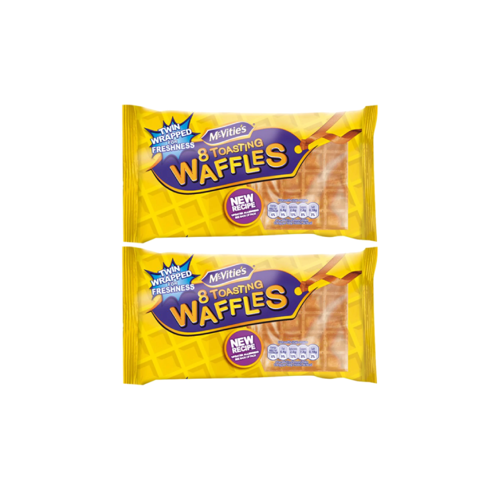 Mcvitie's 8 Toasting Waffles (2x8 pack)