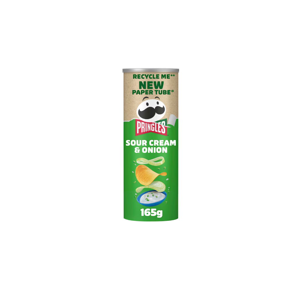Pringles Sour Cream & Onion (165g)