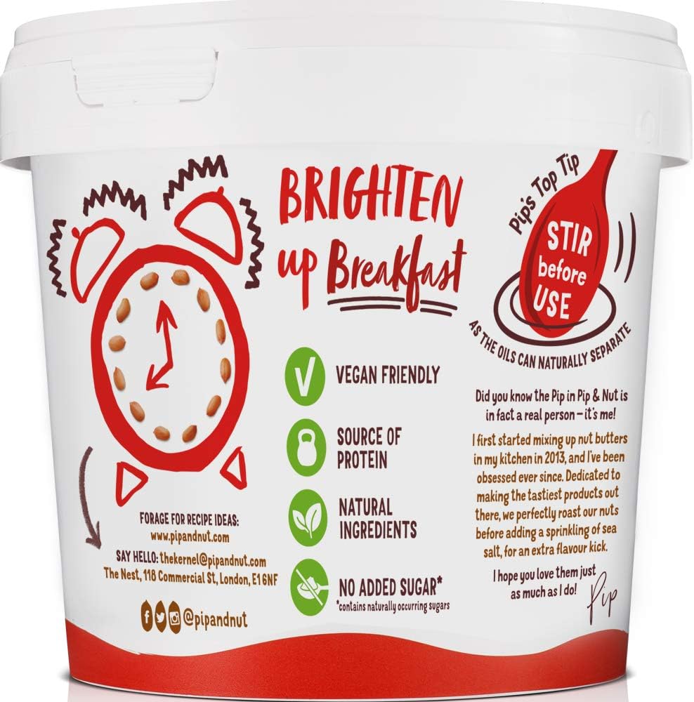 2 X 1kg Pip & Nut Crunchy Peanut Butter BBE Jan 26 RRP £15.99 Sale price £7.50