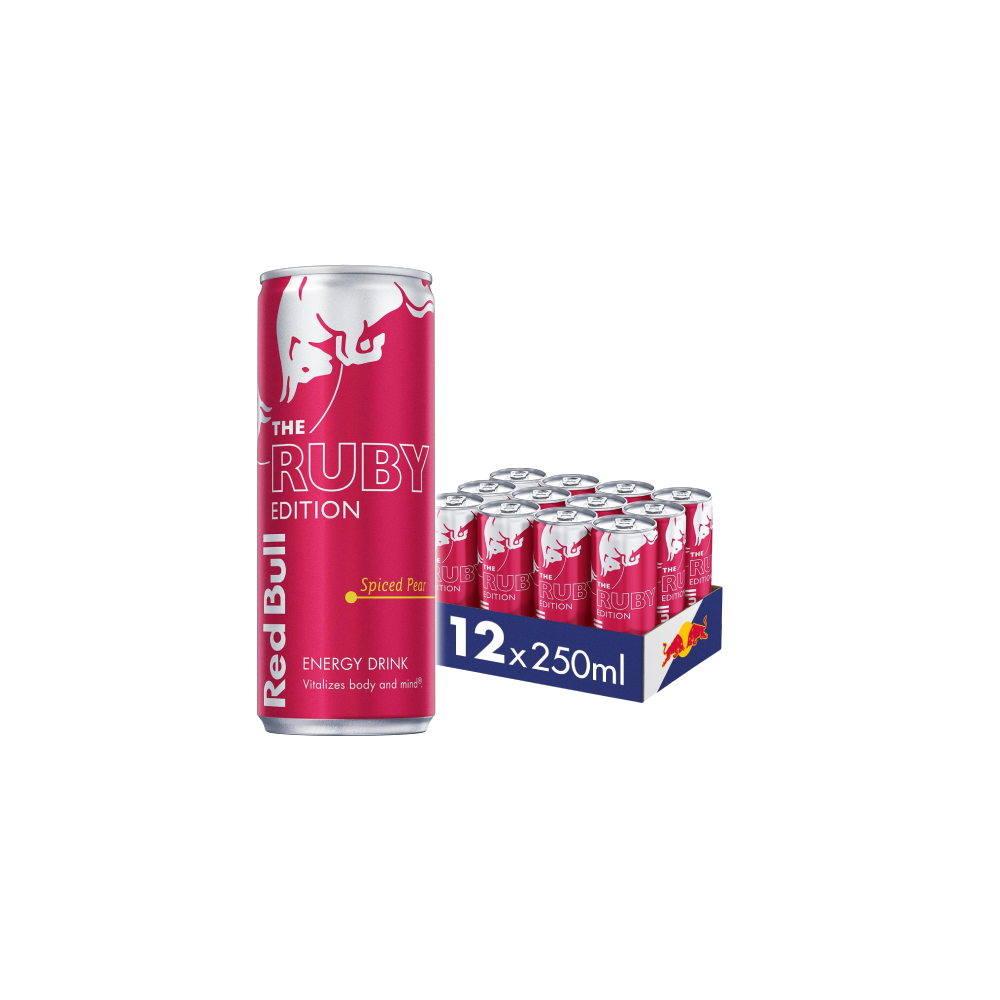 Red Bull Energy Drink Ruby Edition Spiced Pear (12x250ml)