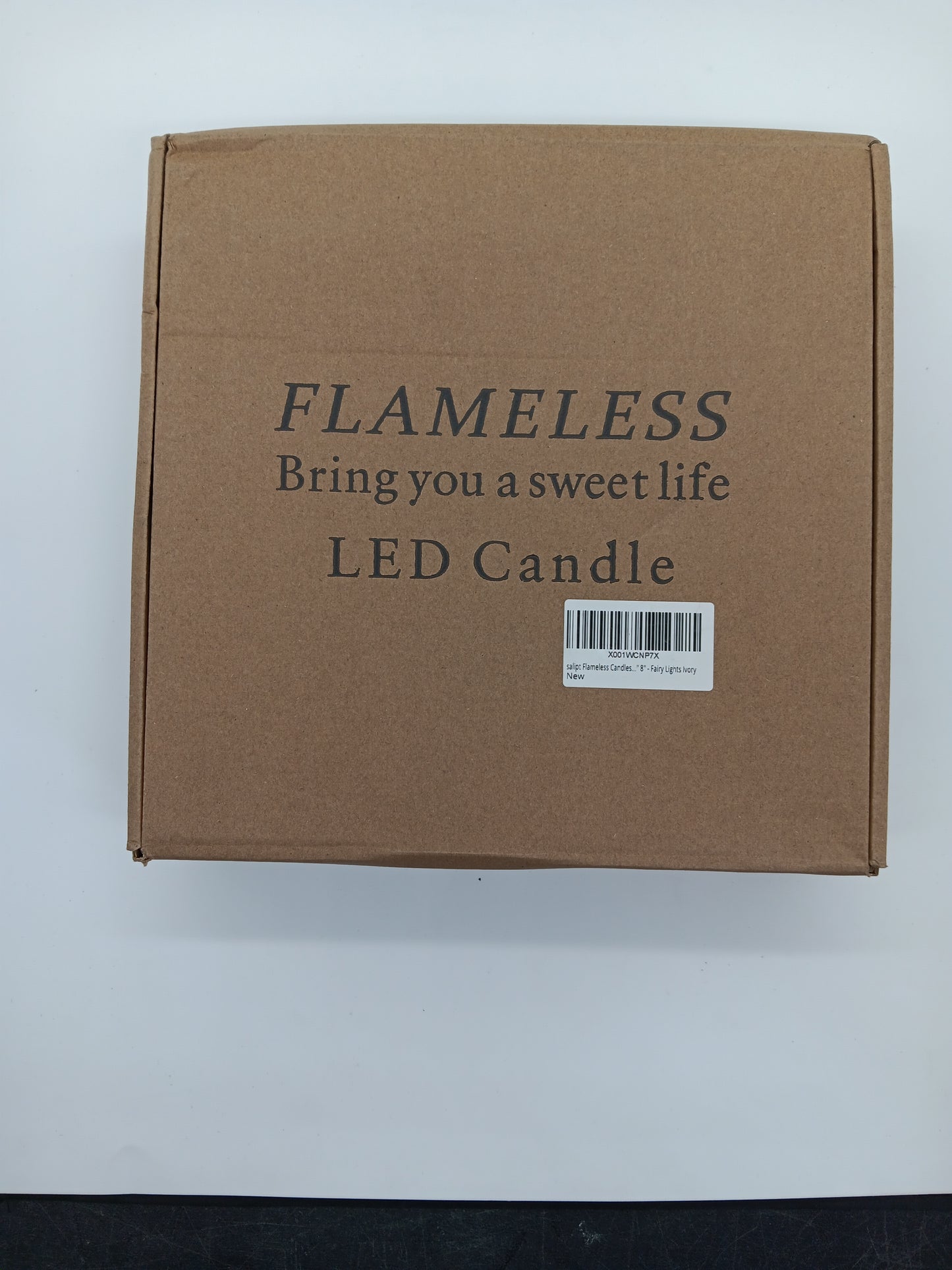 Homemory Flickering Flameless Candles with String Lights, Battery Operated Candles with Remote Control and Timer, Embedded Fairy Lights LED Candles, Acrylic, Home Decoration, Grey, Set of 5