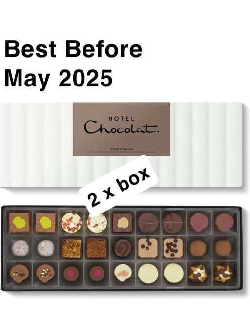 2X Hotel Chocolat everything Sleekster 295g - 27-Piece Milk, Dark and White Liqueur Chocolate Box - Suitable for Vegetarians - Gifts for Birthday, Thank...
