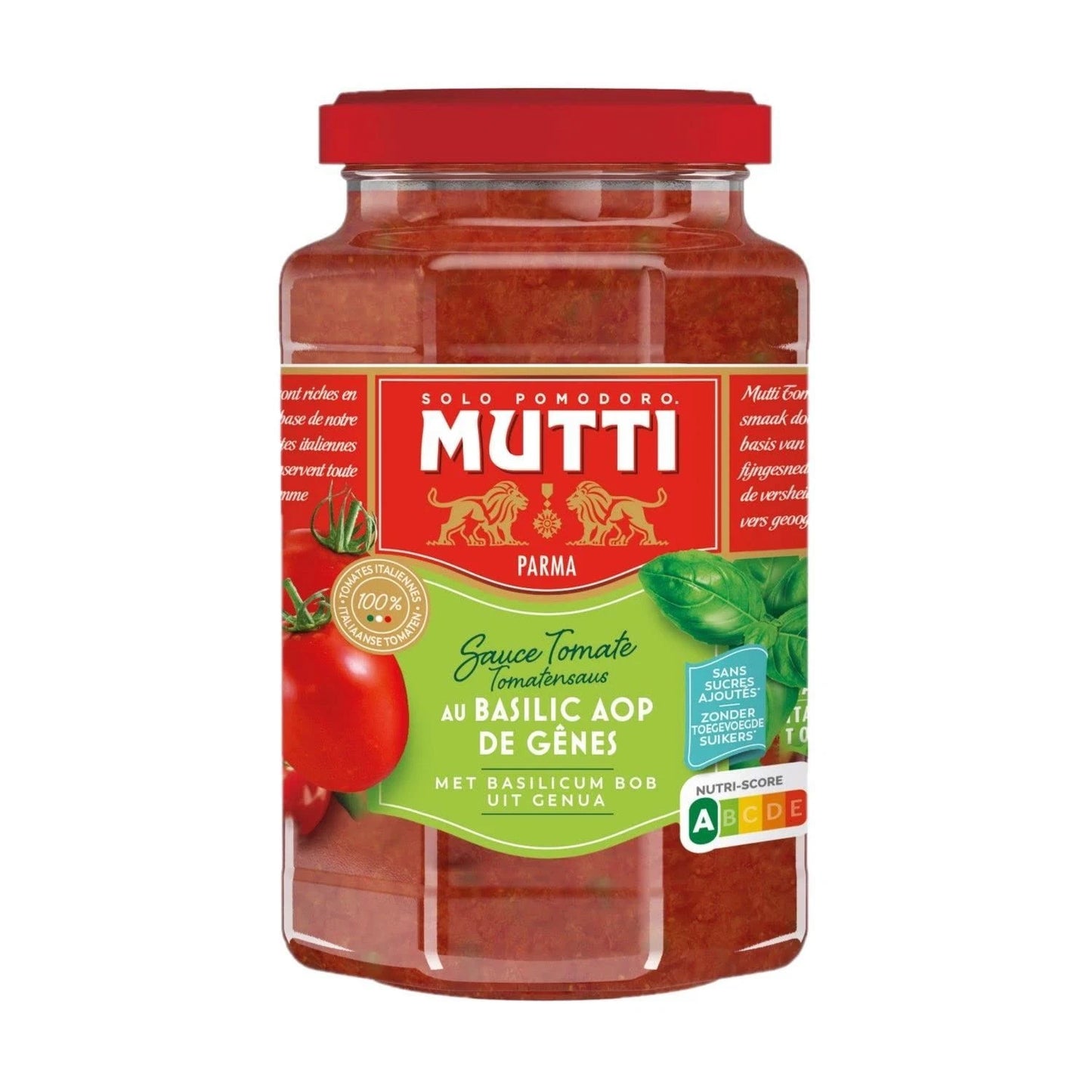 6 X 400g Mutti Pasta Sauce Rossoro Tomato With Genovese Basil Pdo bbe 12-26 rrp £18.99 sale price £11.50