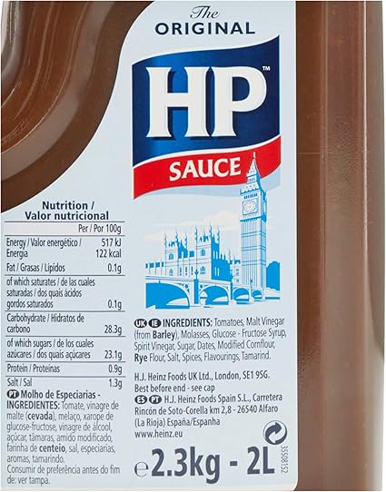 2.3kg- 2L HP Brown Sauce Catering