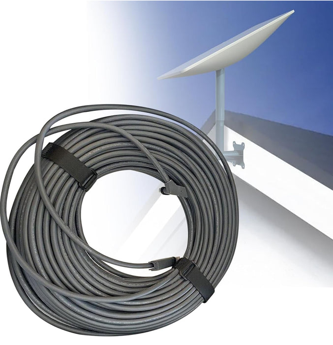 Starlink Rectangular Satellite V2 Dish Internet 30ft Replacement Cable,Starlink Ethernet Adapter Satellite Internet V2 New for Square Dish
