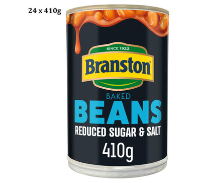 24 x 410g Branston Reduced Sugar and Salt Baked Beans  BBE 01-26 RRP £26.99 sale price £15.99
