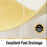 HITSLAM Square Loofah Shower Mat, 60 x 60 cm Bath Mat Non Slip for Bathroom, Soft PVC Washable Bathtub Mat with Drain, Quick Drying Shower Mat for Inside Shower, Beige