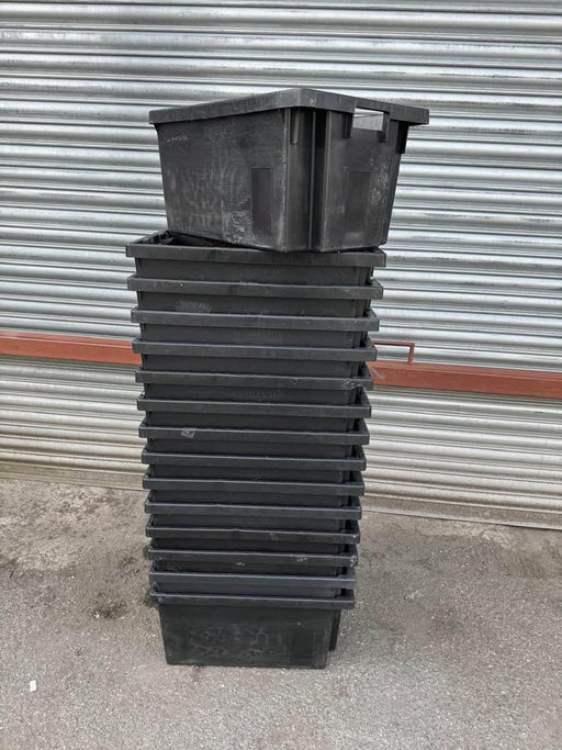 Amazon Tote boxes 48.5 ltr Heavy Duty Plastic Storage Tote Boxes 51 x 34 x 28cm Euro