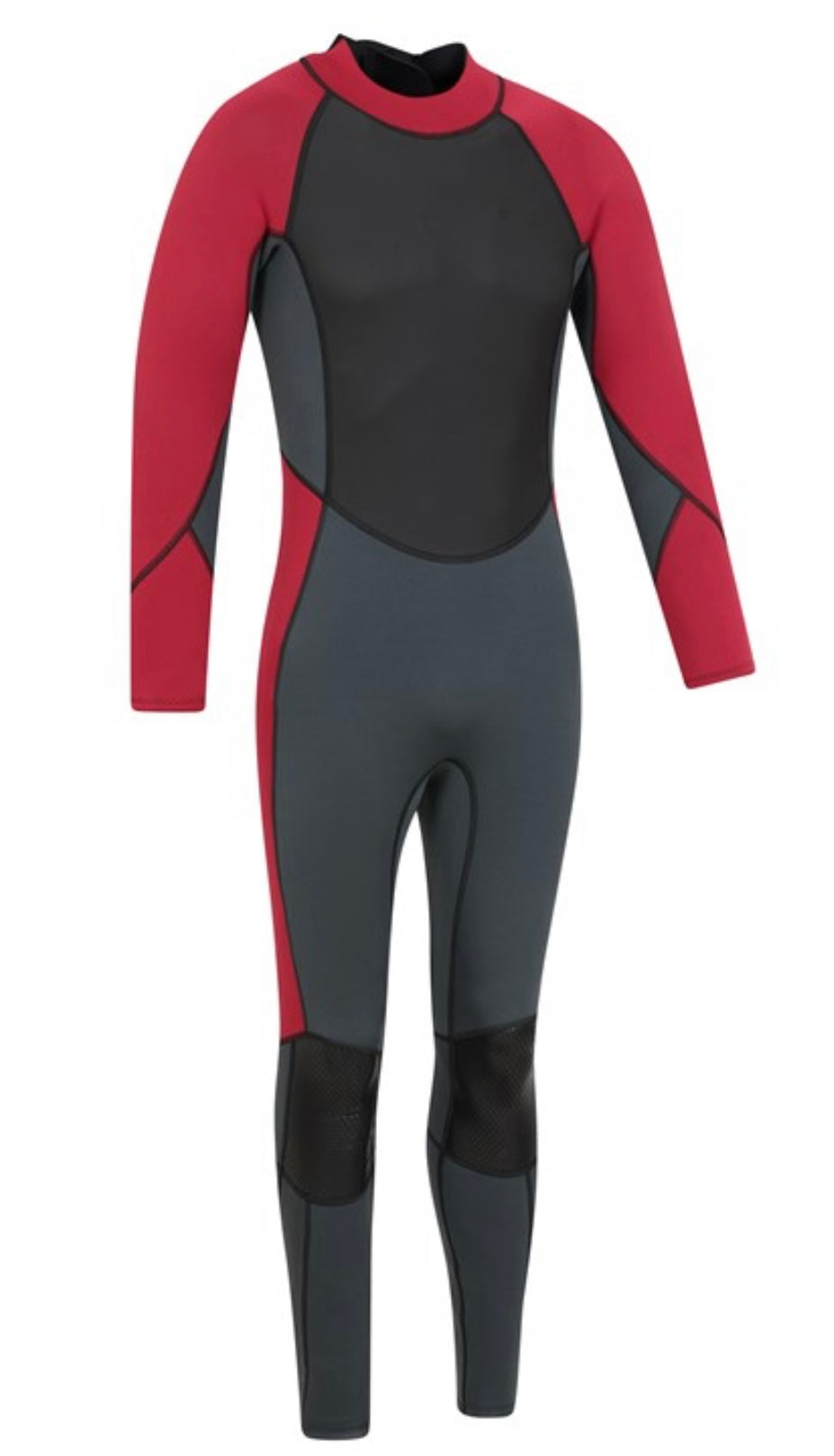 Mountain Warehouse Men’s Uk S-M 2.5mm Thickness Full Wetsuit - UPF 50+, Contour Fit, Adjustable Neck, Rubber Panel for Improved Grip - Long Sleeve Spring Summer Wet Suit for Bodyboarding & Surfing