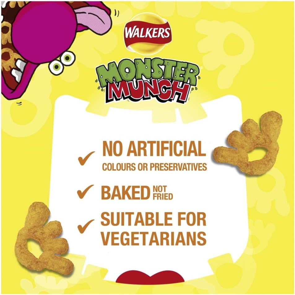 Walkers Monster Munch Roast Beef Multipack Crisps (36x20g)